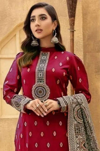 Bareeze Dhanak 3PC Embroidered