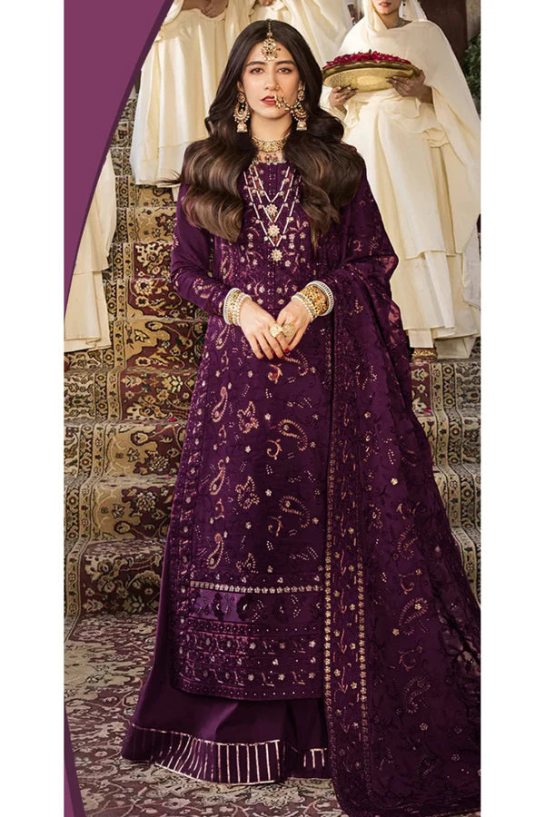 Asim Jofa Dhanak 3PC Embroidered AZ - 0141