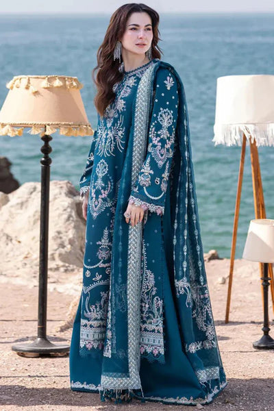 Qalamkar Dhanak 3PC Embroidered